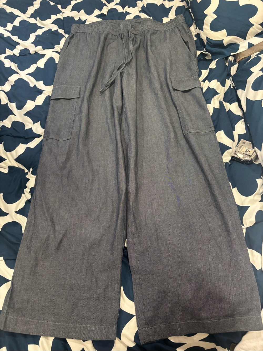 Eileen Fisher Organic Cotton Cargo Pants